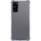 Silver Carbon Fiber Specialty Texture Material Galaxy S20 FE Clear Case